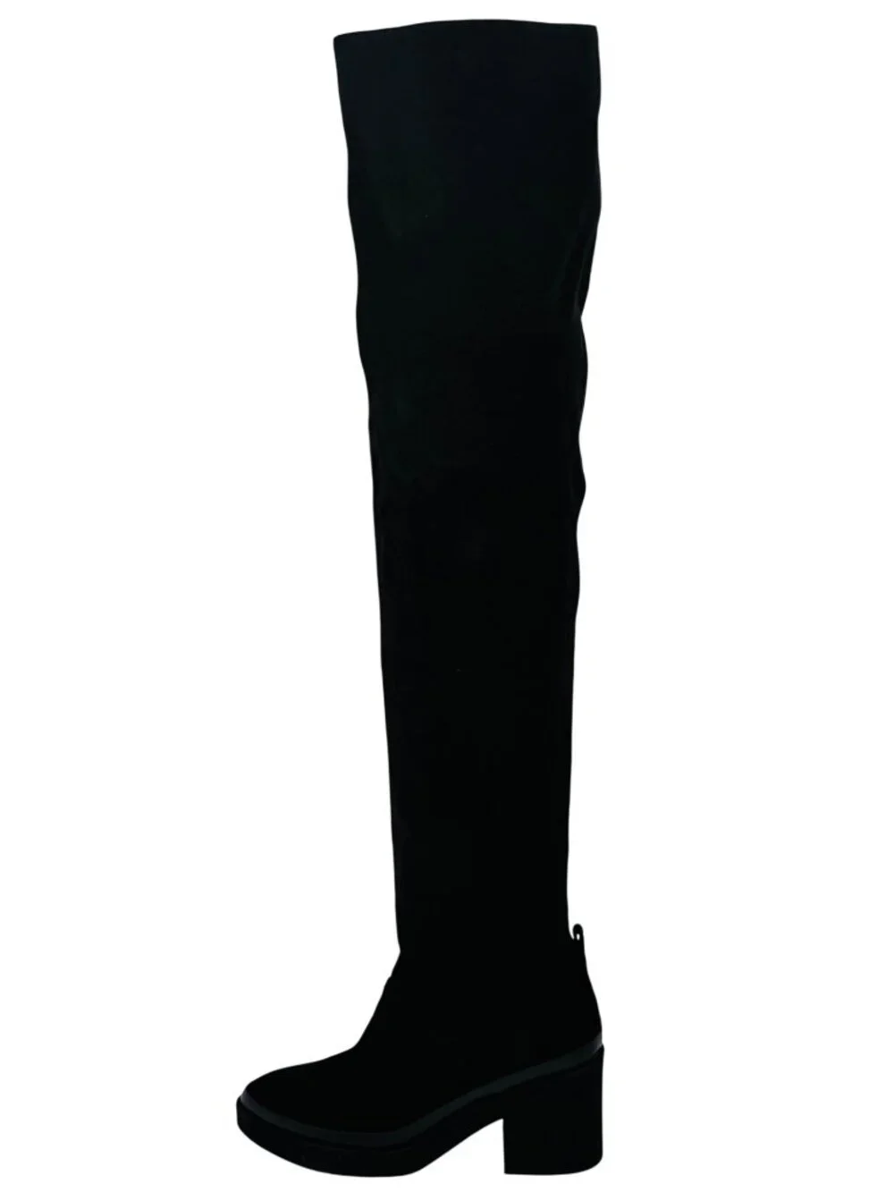 NIB Free People Black Spanish Suede Over The Knee Slouch Boots | Boho Whimsigoth